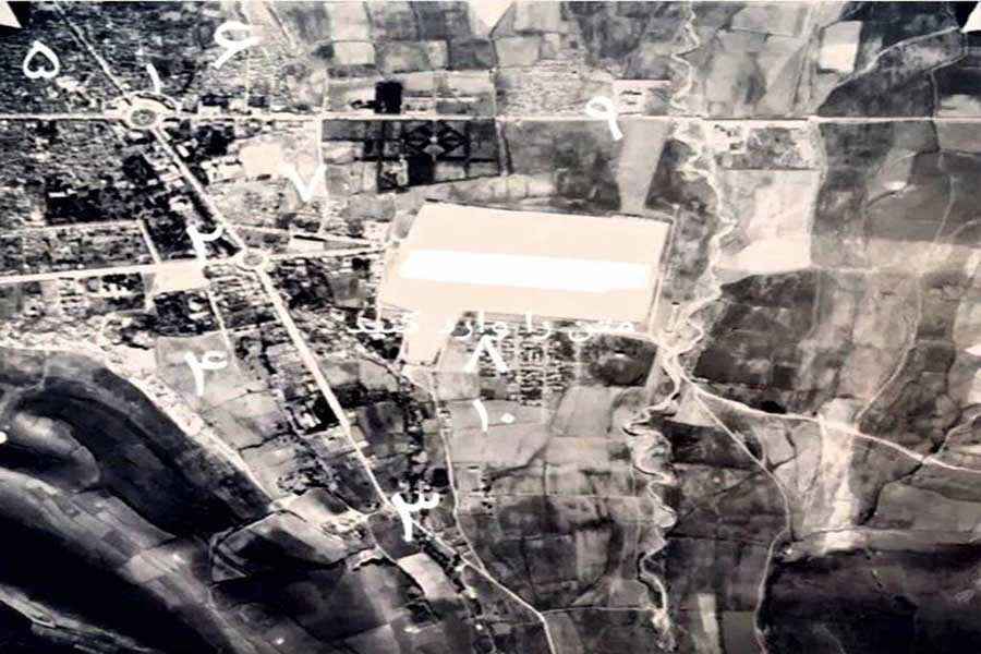 نقشه هوایی گرگان 